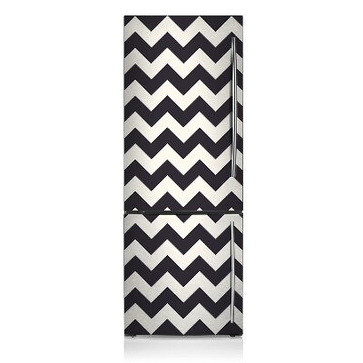 Magnetic refrigerator cover Zigzag