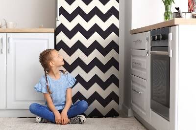 Magnetic refrigerator cover Zigzag