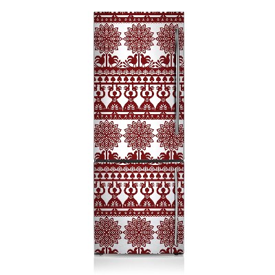 Decoration refrigerator cover Red folk patterns