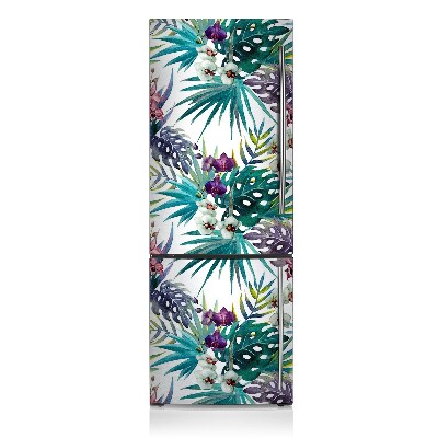 Decoration refrigerator cover Tropical leaves