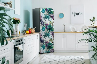 Decoration refrigerator cover Tropical leaves