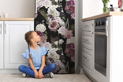 Magnetic refrigerator cover Romantic flowers