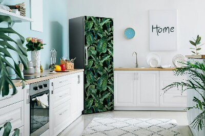 Decoration refrigerator cover Tropical leaves