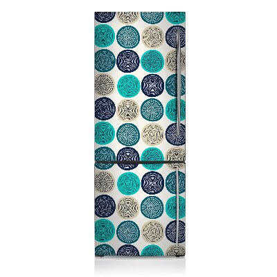 Decoration refrigerator cover Abstract wheels