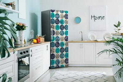 Decoration refrigerator cover Abstract wheels