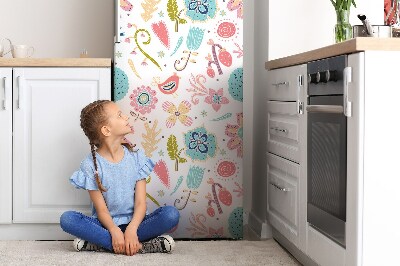 Decoration refrigerator cover Colorful pattern