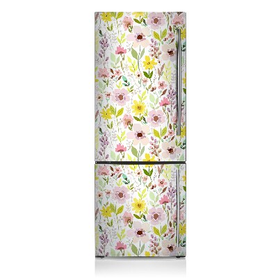 Decoration refrigerator cover Colorful flowers