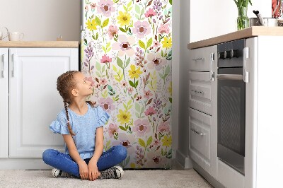 Decoration refrigerator cover Colorful flowers