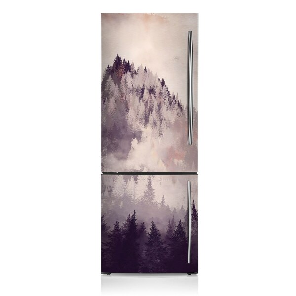 Decoration refrigerator cover Mountain in the forest