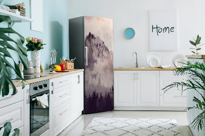 Decoration refrigerator cover Mountain in the forest