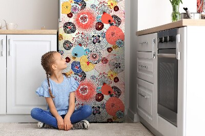 Decoration refrigerator cover Floral pattern