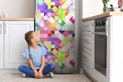 Decoration refrigerator cover Colorful mosaic