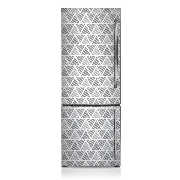 Magnetic refrigerator cover Triangular pattern