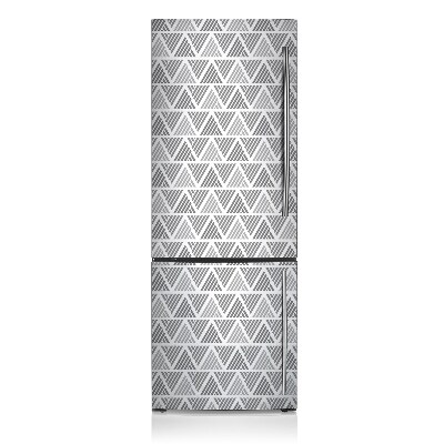 Magnetic refrigerator cover Triangular pattern