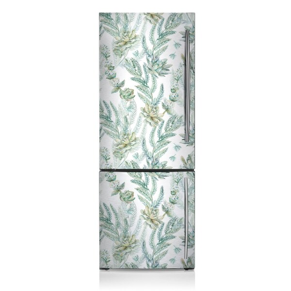 Magnetic refrigerator cover Painted rockeries