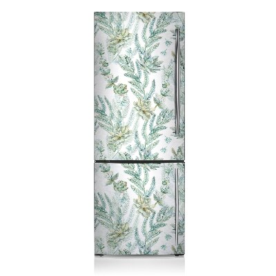 Magnetic refrigerator cover Painted rockeries