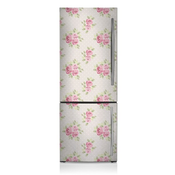 Decoration refrigerator cover English roses