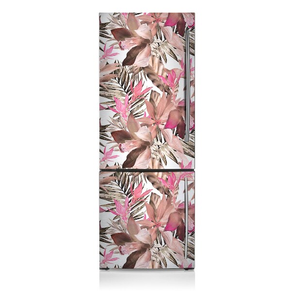 Decoration refrigerator cover Tropical flower