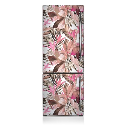 Decoration refrigerator cover Tropical flower