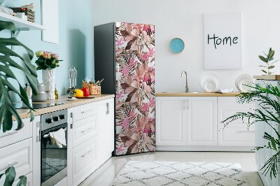 Decoration refrigerator cover Tropical flower