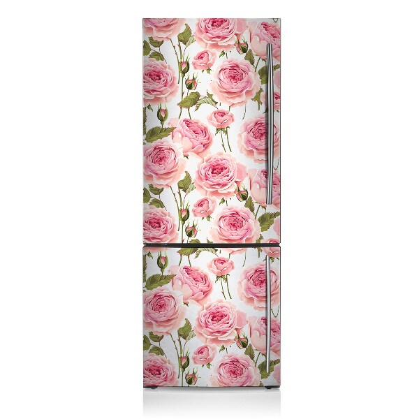 Magnetic refrigerator cover Beautiful roses