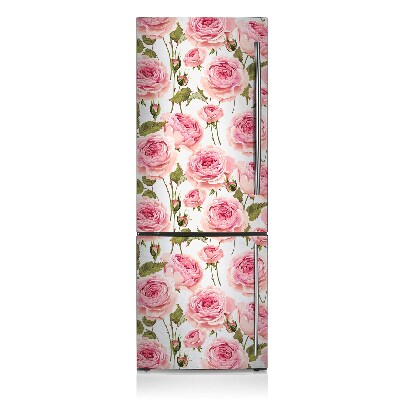 Magnetic refrigerator cover Beautiful roses