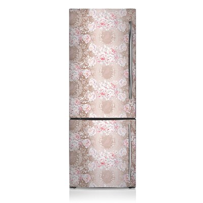 Magnetic refrigerator cover White roses