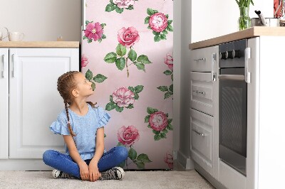 Magnetic refrigerator cover Rose with thorns