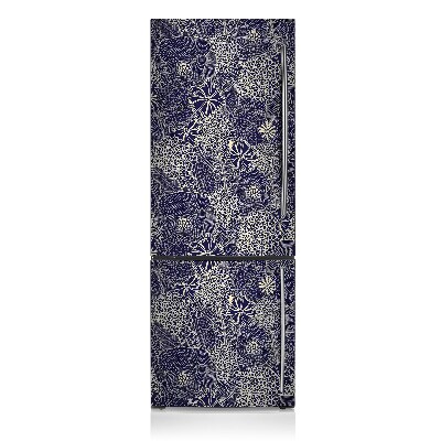 Decoration refrigerator cover Blue pattern