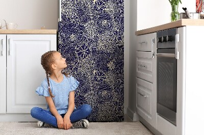 Decoration refrigerator cover Blue pattern