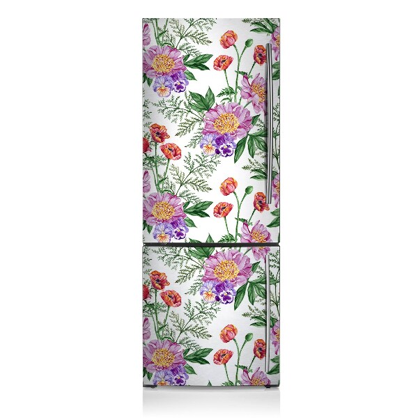 Decoration refrigerator cover Peony bouquet