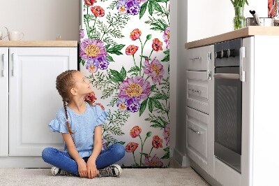 Decoration refrigerator cover Peony bouquet