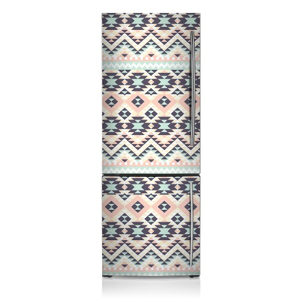 Magnetic refrigerator cover Ethnic pattern