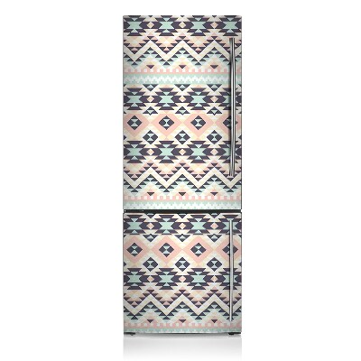 Magnetic refrigerator cover Ethnic pattern