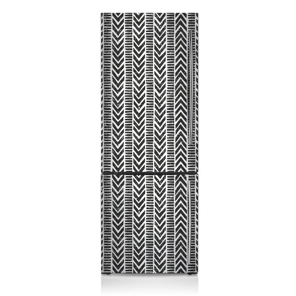 Magnetic refrigerator cover Tribal pattern