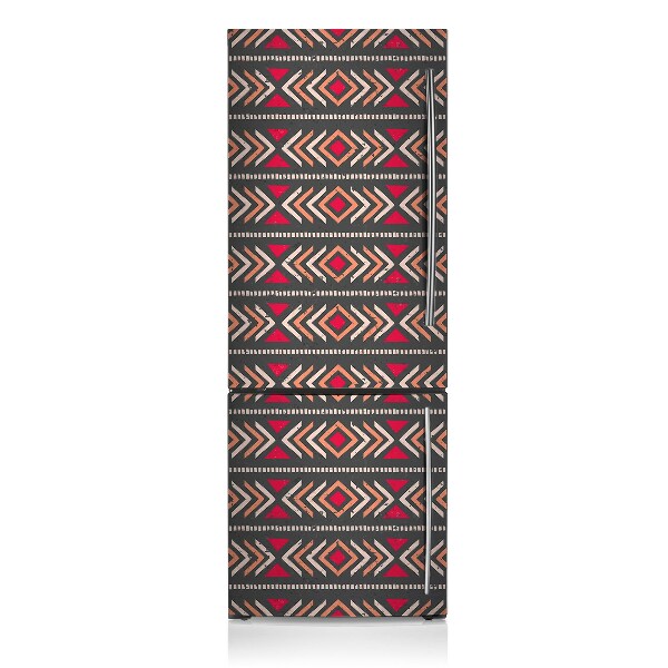 Magnetic refrigerator cover Ethnic pattern