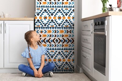 Magnetic refrigerator cover Ethnic motifs