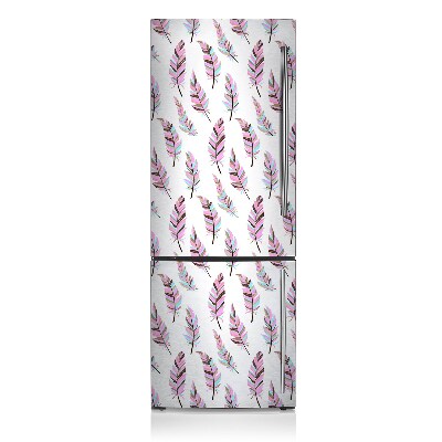 Magnetic refrigerator cover Pink pen