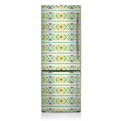 Magnetic refrigerator cover Geometric pattern