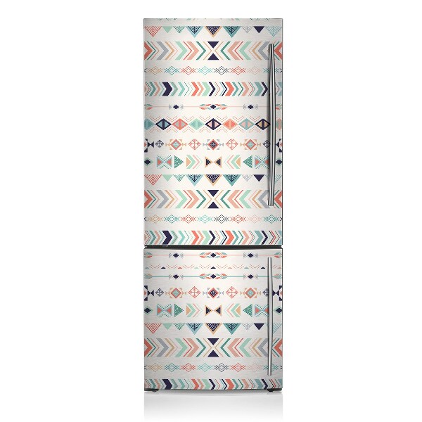 Magnetic refrigerator cover Ethnic pattern