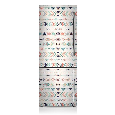 Magnetic refrigerator cover Ethnic pattern