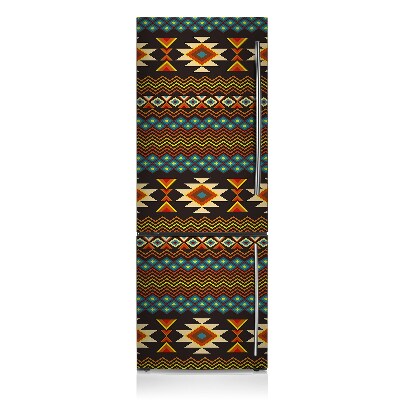 Magnetic refrigerator cover Ethnic pattern