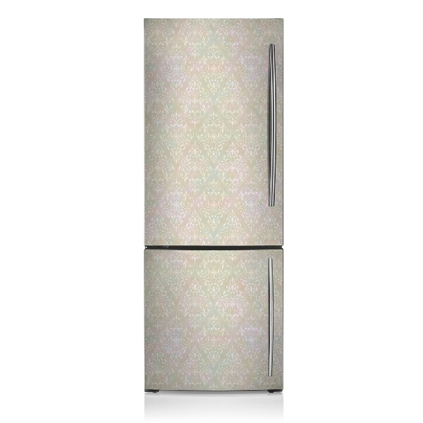 Magnetic refrigerator cover Vintage golden pattern