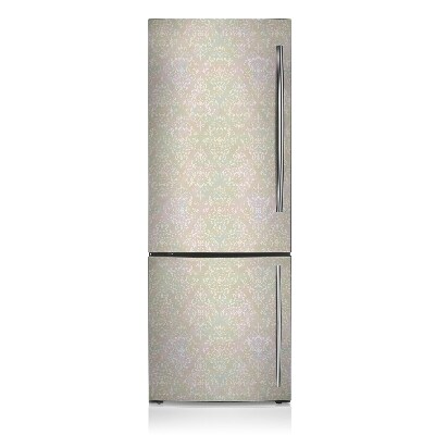 Magnetic refrigerator cover Vintage golden pattern