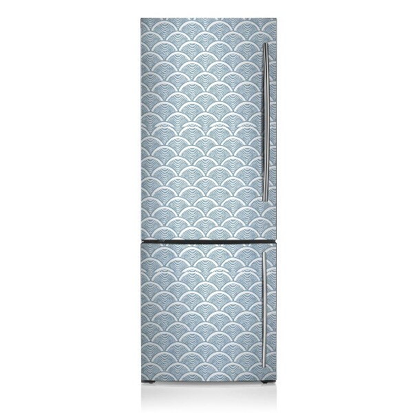 Decoration refrigerator cover Pattern of fish scales