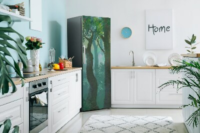 Decoration refrigerator cover Dark forest