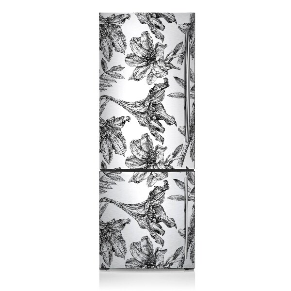 Magnetic refrigerator cover Lilies