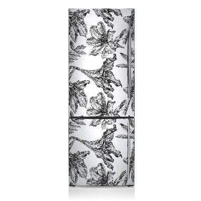 Magnetic refrigerator cover Lilies