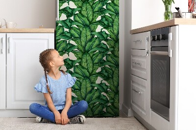 Decoration refrigerator cover Botanical leaves