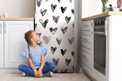 Decoration refrigerator cover Painted heart